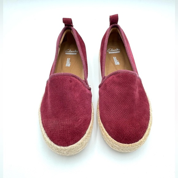Clarks Shoes - Leather Clark’s Azella Revere Espadrille